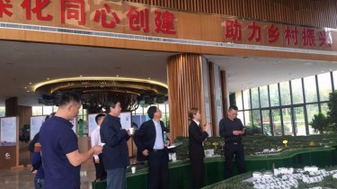 中国建设监理协会领导一行考察浔龙河新农村建设